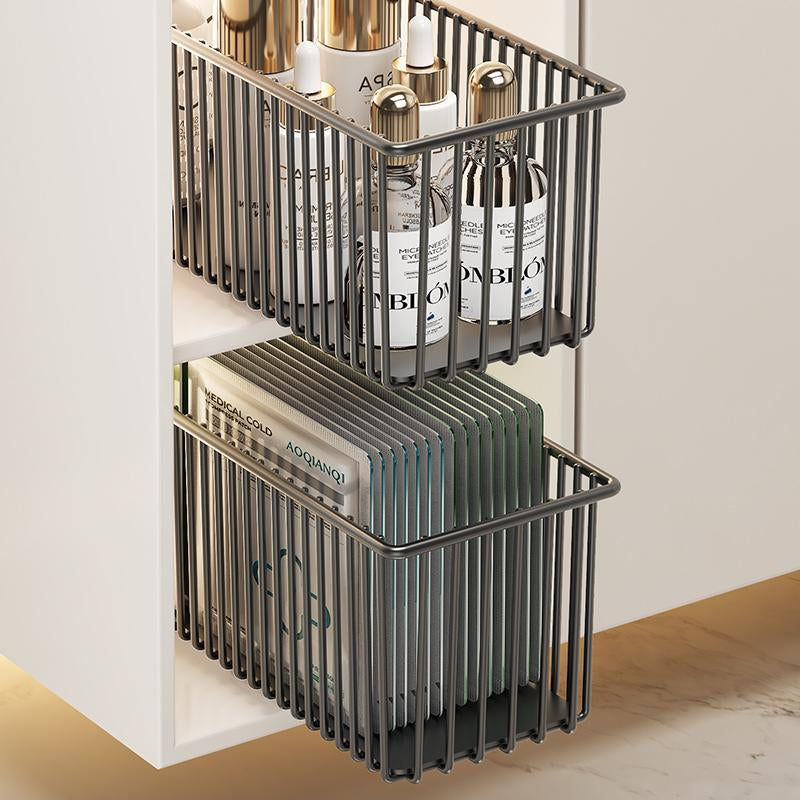 Pull-Out Cabinet Organizer Basket｜Under Sink Sliding Storage for Kitchen Cabinets｜Clearance Sale｜Space Saving Kitchen Organizer